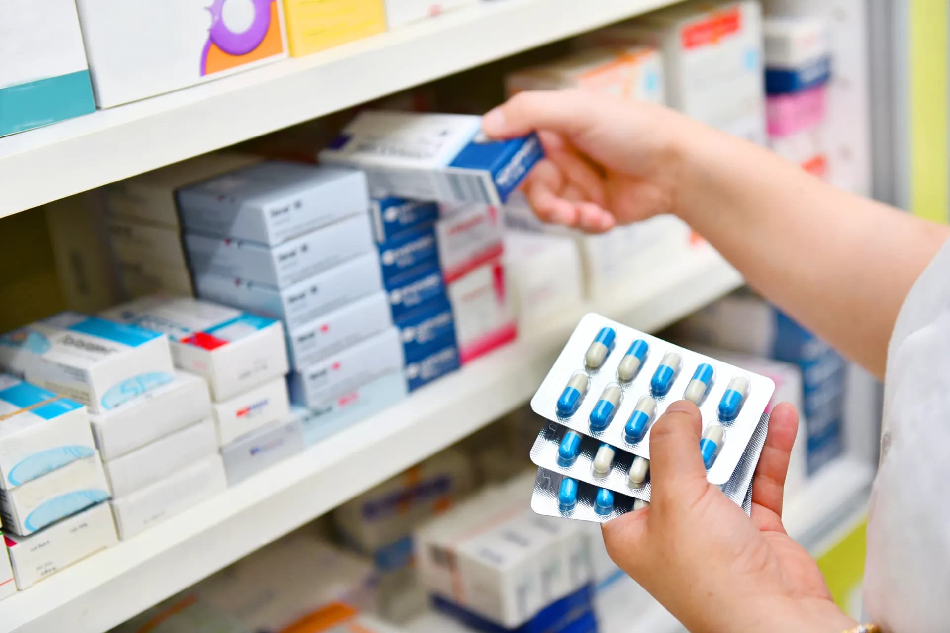 On-site pharmacy counter